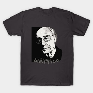 Portrait of Saramago. T-Shirt